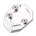 Silver Motor Kickstand Pad for Yamaha YZF R1 (2009-2015)