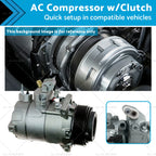 AC Compressor with Clutch for Infiniti Nissan EX35 G35 G37 (2008–2013) 926001CB0A