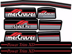 Sticker Set for Mercruiser Alpha One Gen 1 (Complete) (37-13682A90)