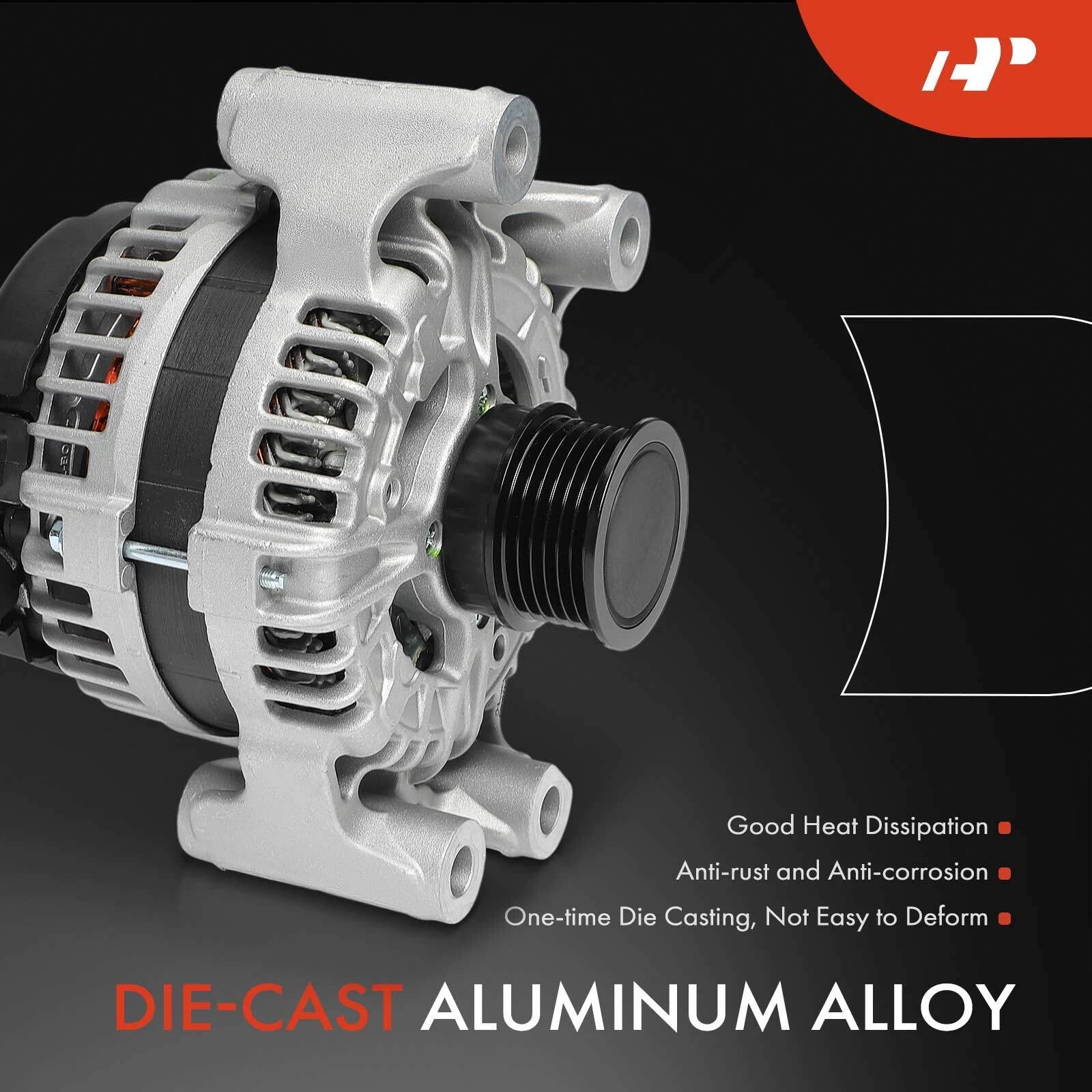 Alternator for Jeep Wrangler Gladiator V6 3.0L (2020-2023)