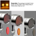 Chrome LED Turn Signals for Motorcycle