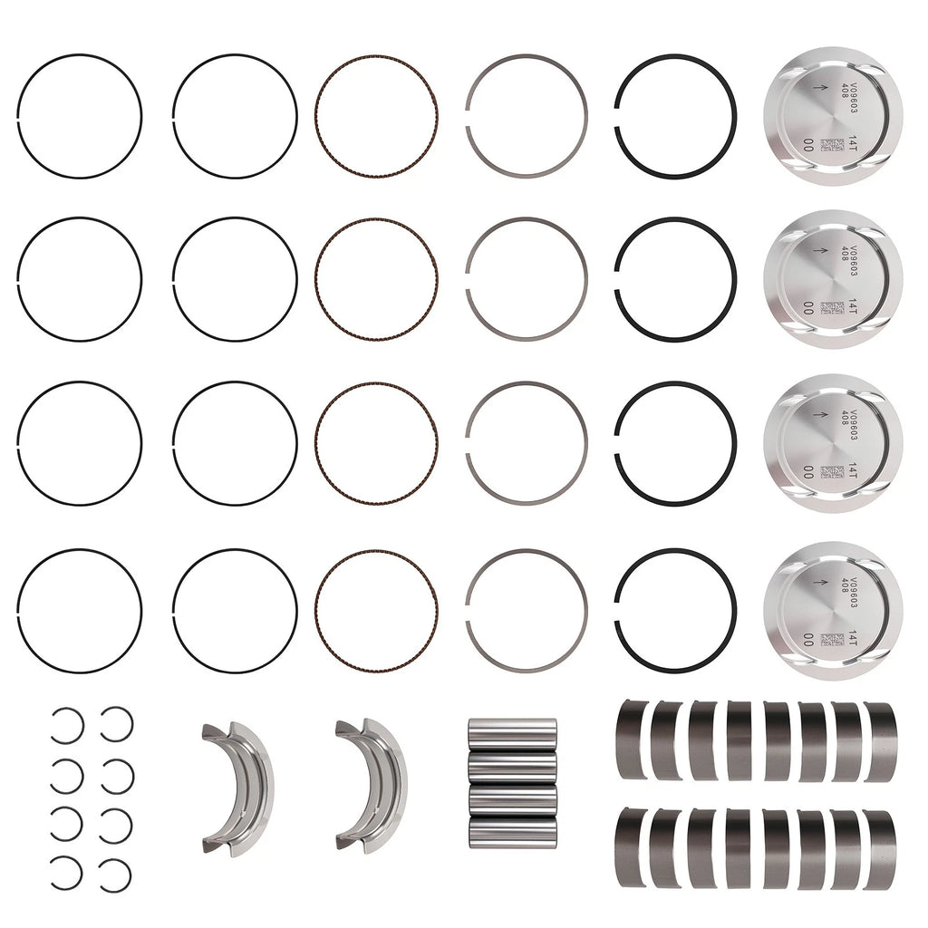 4X Piston and Ring Kit for Buick Chevrolet Cruze 1.4L (2011–2015)