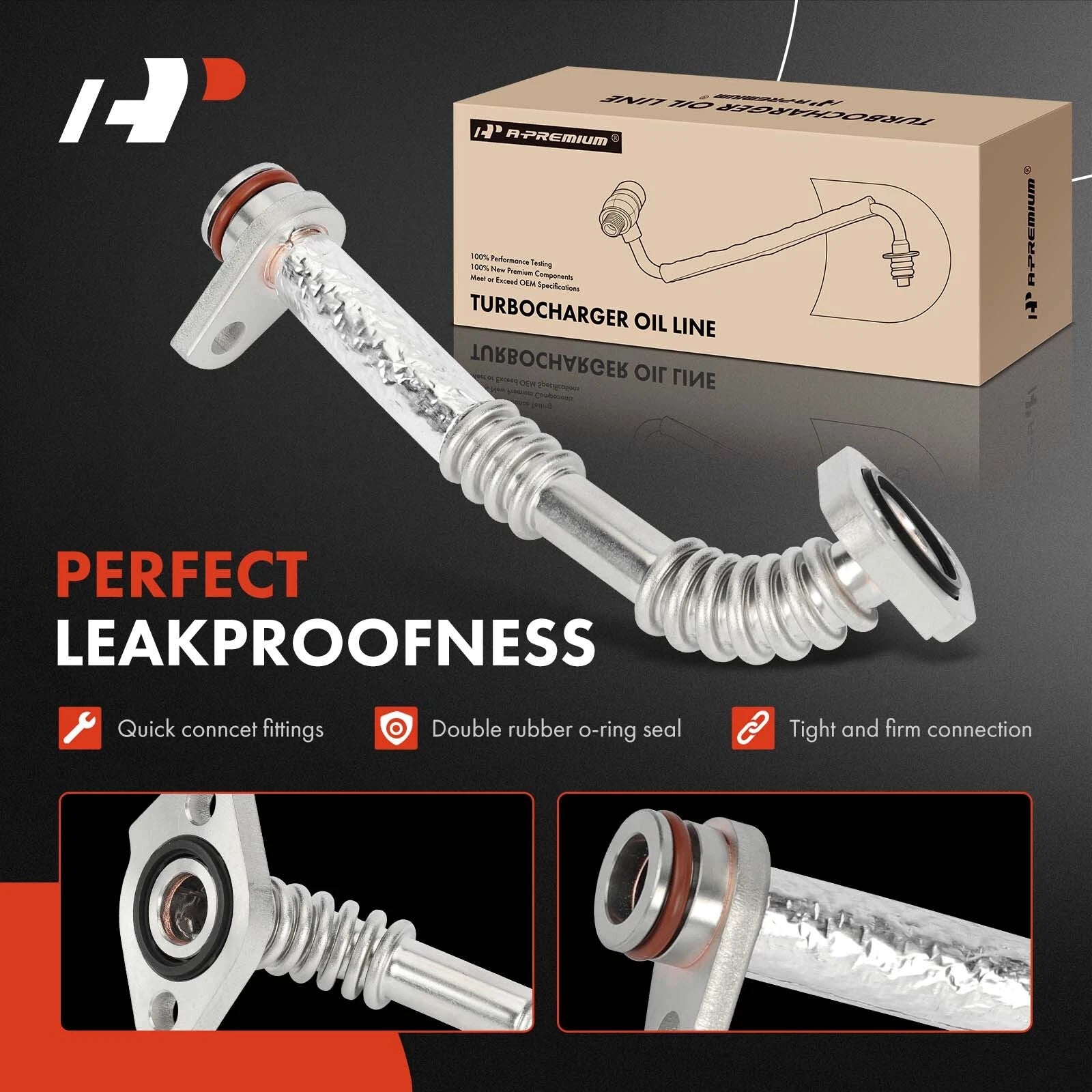 Turbocharger Oil Line for Ford Explorer, Bronco, Ranger (2019–2023)