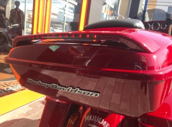 Tour-Pak Spoiler Kit for Harley-Davidson (57200086EBC) (Color-Matched, Atomic Red)