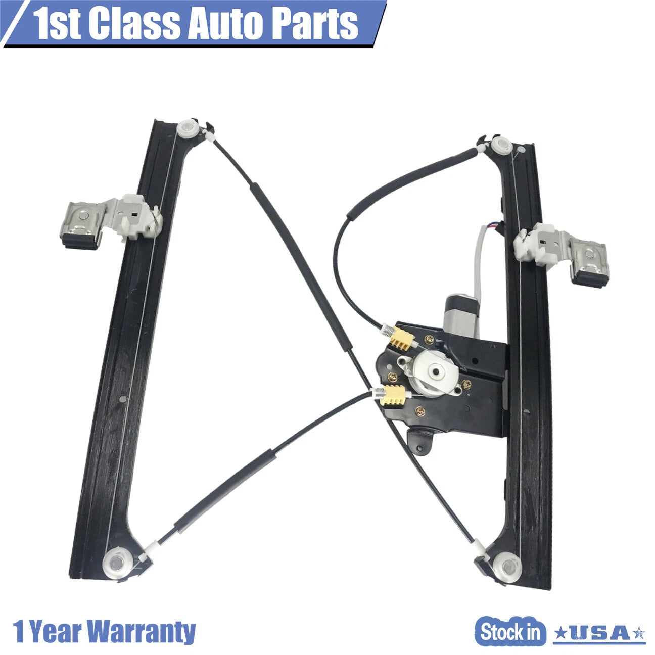 Front Left Power Window Regulator Motor for Chevy GMC (2002-2009)