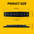 Amber Smoked LED Running Lights for Truck Trailer (Waterproof)