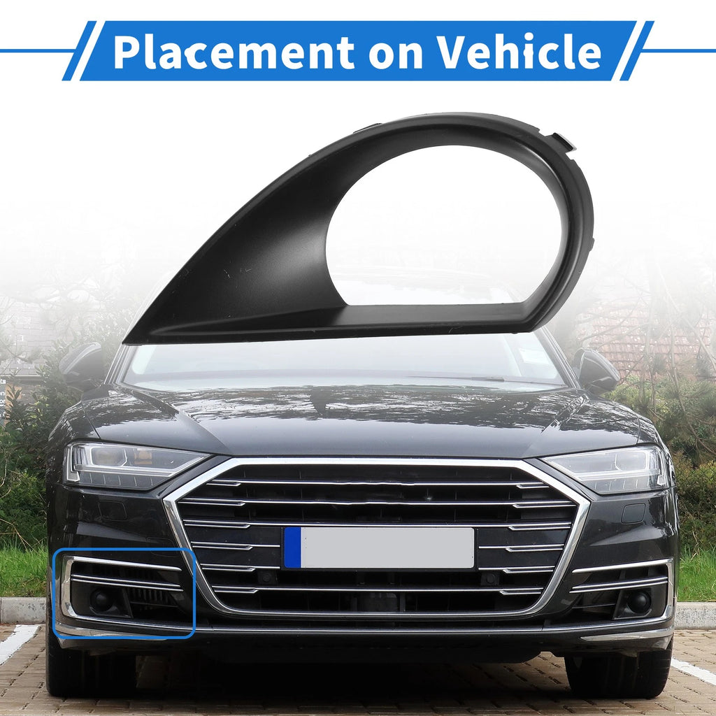 1pc Fog Light Grill for Audi Q7 (2010–2015) No. 4L0807490A, ABS