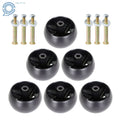 Set of 6 Deck Wheels and Hardware Kit for Husqvarna 