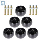 Set of 6 Deck Wheels and Hardware Kit for Husqvarna 