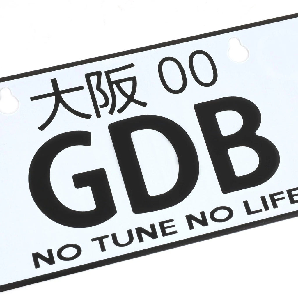 NRG Innovations Mini License Plate for Osaka (00) MP-001-GDB