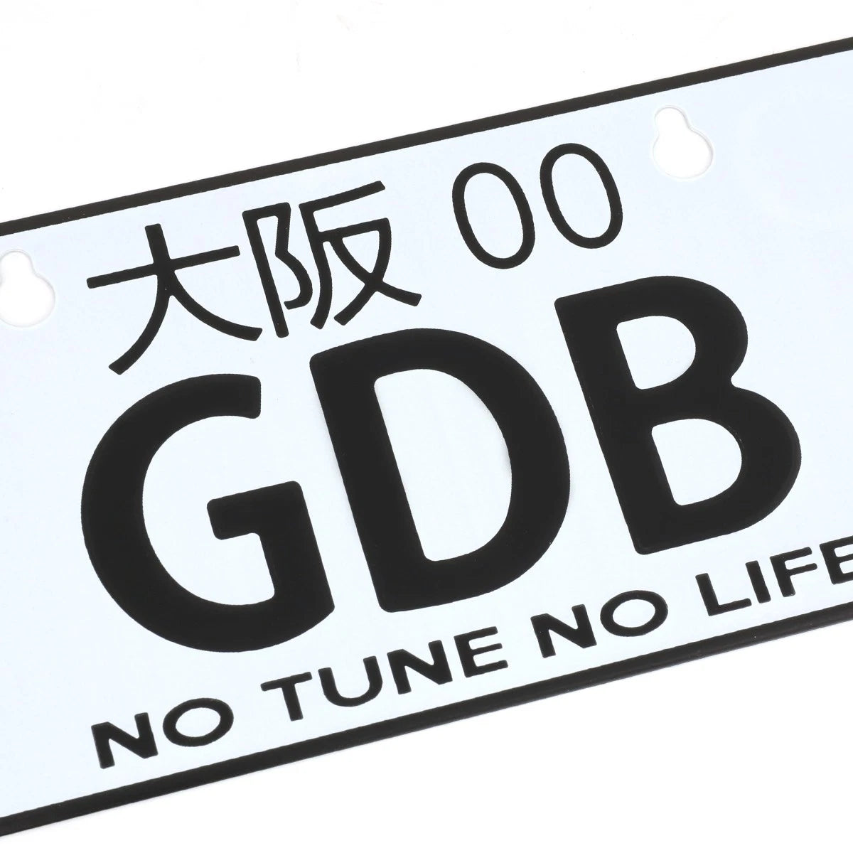NRG Innovations Mini License Plate for Osaka (00) MP-001-GDB