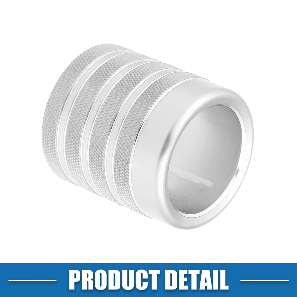 4WD Drive Gear Shifter Knob Cover Trim for Toyota 4Runner (2010–2020) Silver Tone