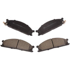 Set of 4 Front Ceramic Brake Pads for Nissan Frontier Pathfinder (720)