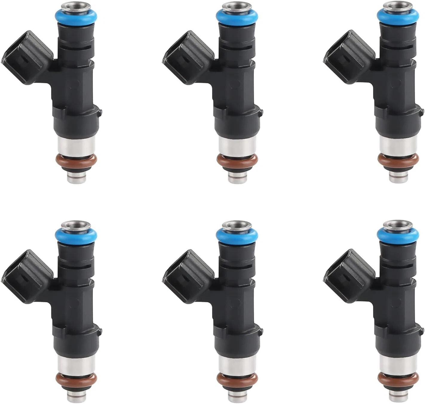 6PCS Fuel Injector 0280158154 for Saturn Outlook 3.6L V6 (2007–2010)