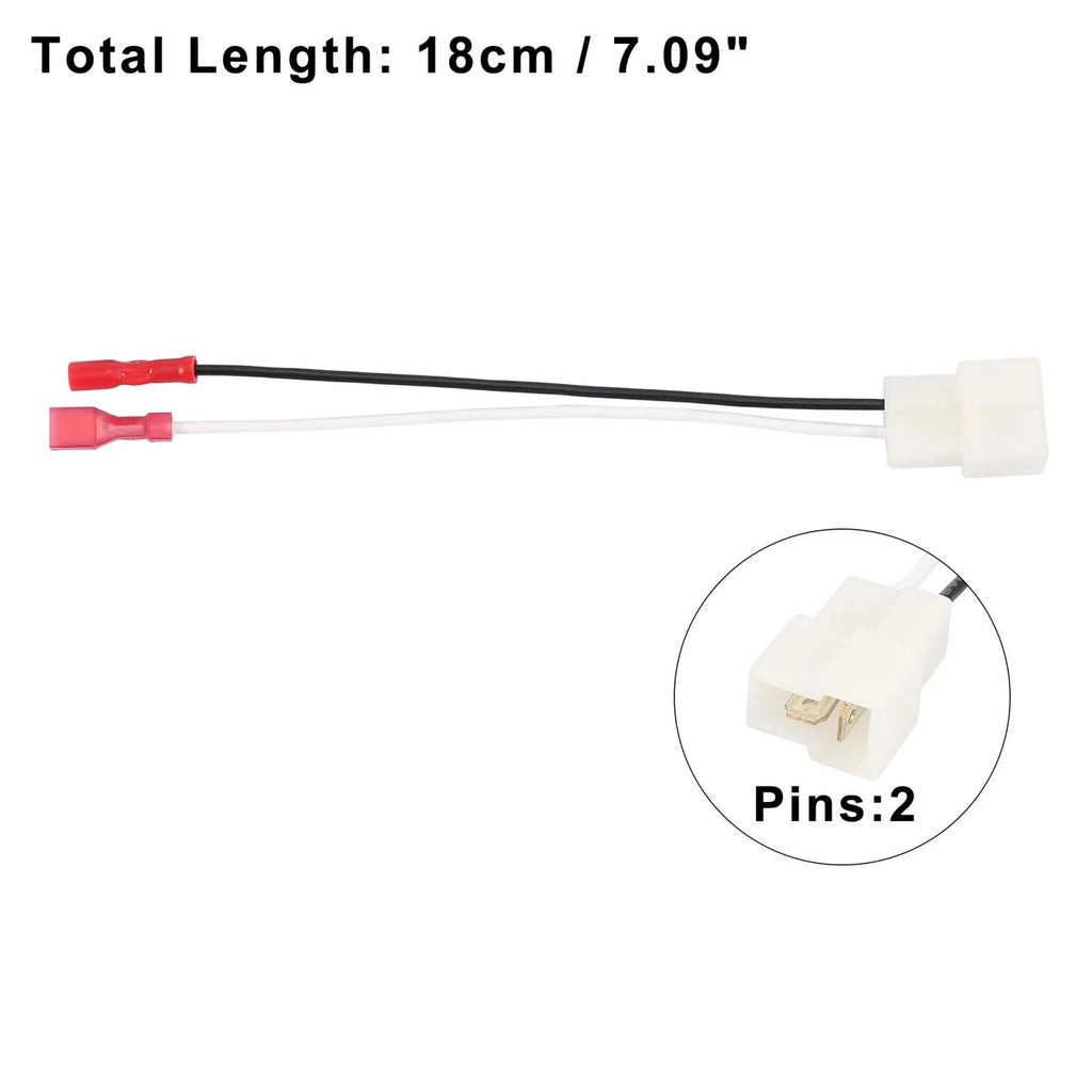 2X Speaker Connector Harness Adapter 72-9300 for Nissan Sentra (1987–1990)