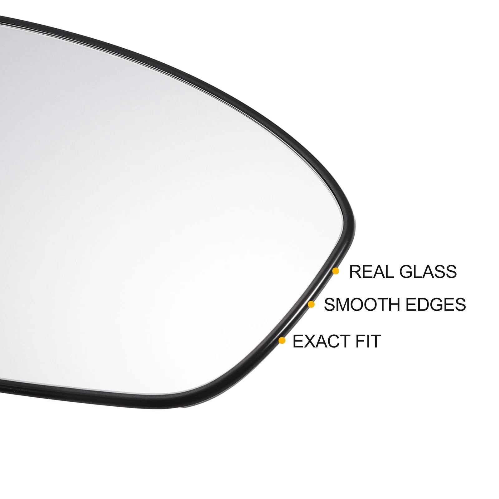 Right Side Mirror Glass with Backing Plate for Nissan Sentra (2020–2021)