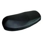 Waterproof Seat Cushion for Motorcycle (Black PU Leather, Elastic Design)