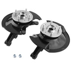 2x Front Steering Knuckles & Wheel Bearing Hubs for Honda Civic (2001–2002)