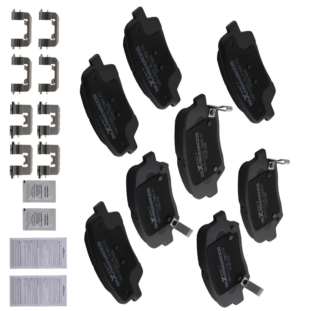8pcs Brake Pads Kit for Hyundai Santa Fe Sport (2013–2016) D1432 D1439