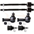 Set of 6 Tie Rods and Ball Joints for Mitsubishi Galant (1994–1999)