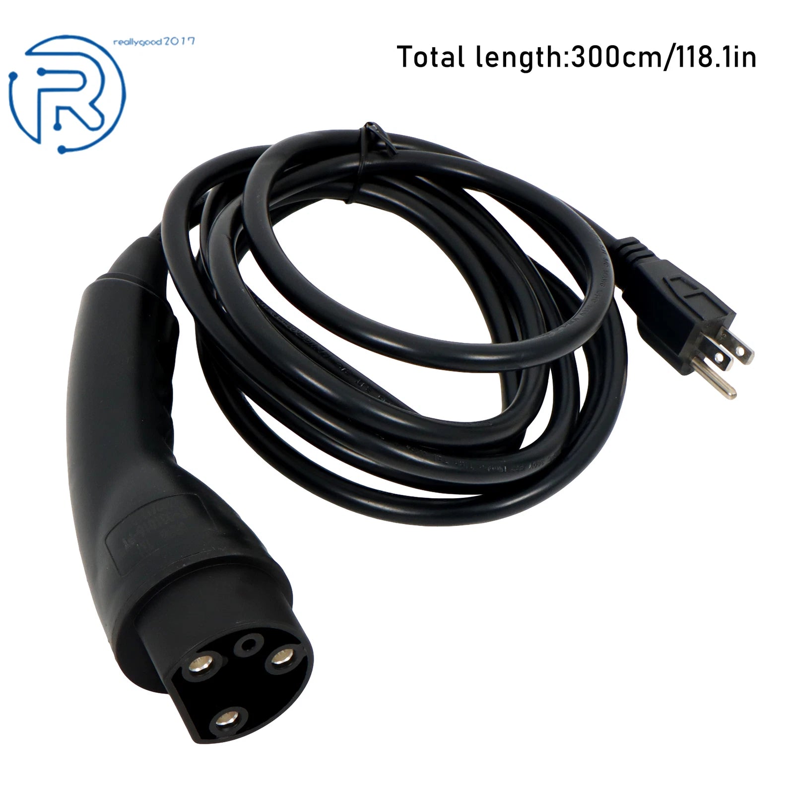 Charger Power Cord Assembly for ICON EV Golf Cart (120V)