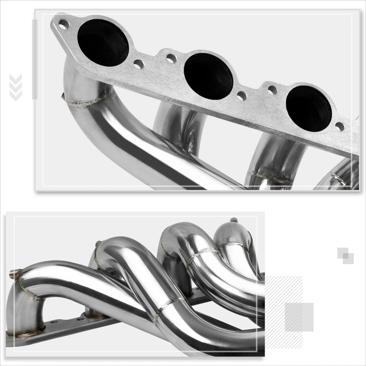 Stainless Steel Exhaust Manifold Header for Chevy BBC Big Block (496)