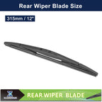2X Rear Windshield Wiper Blade for Honda CR-V (2017–2022)