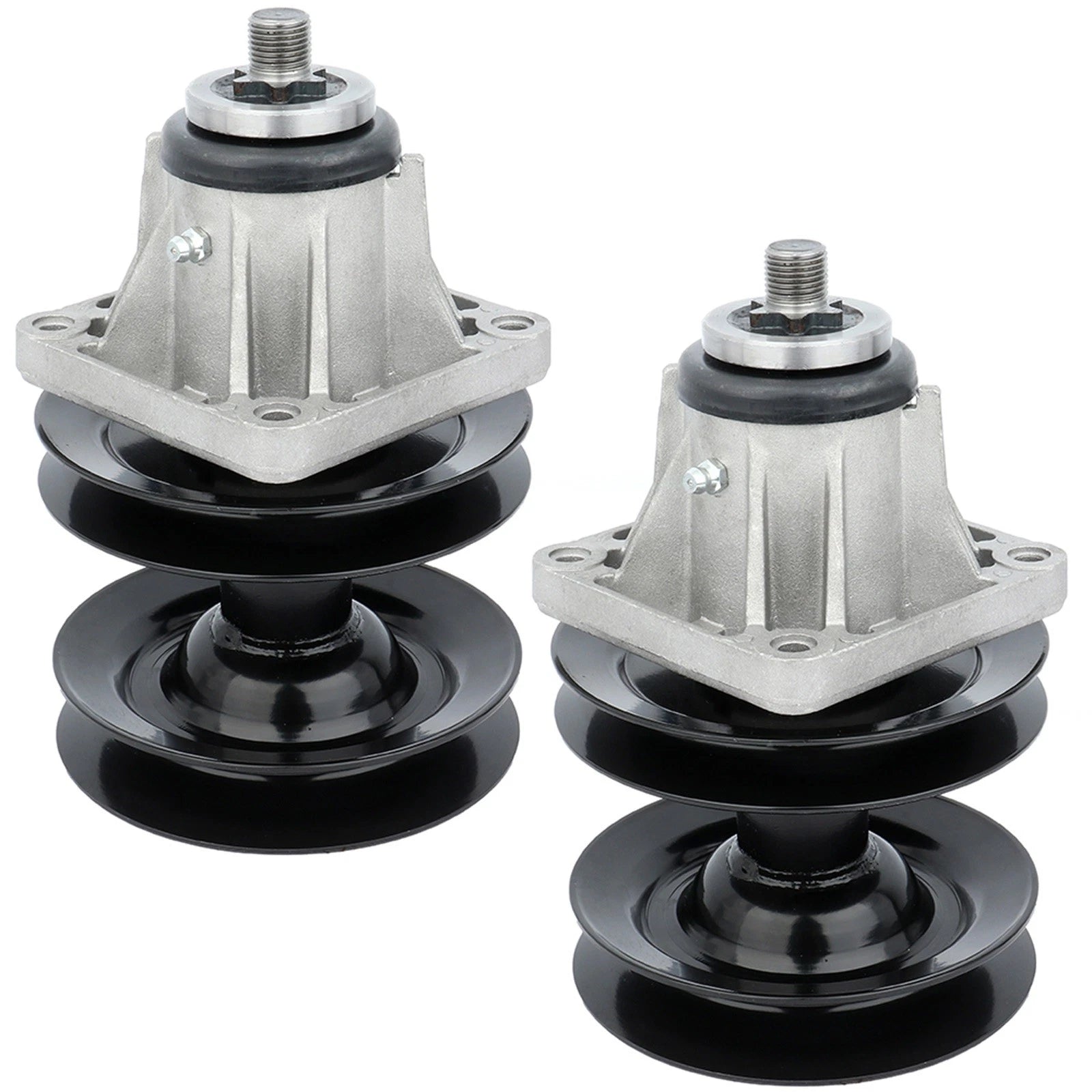 2 Spindle Double Pulley for MTD Troy Bilt 46" Deck 618-0593 618-0595 915-0595