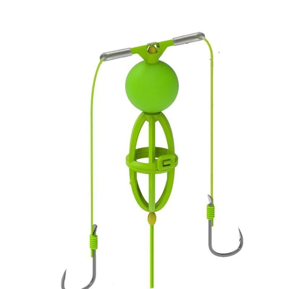 Metal Double Hook Fishing Hooks for (Sizes 8-13)