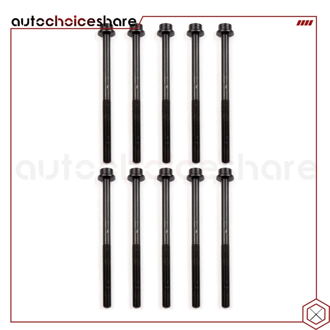 Head Bolts Set for Ford Escape Fusion Mazda 3 Sport CX-3 CX-5 (2001–2017)