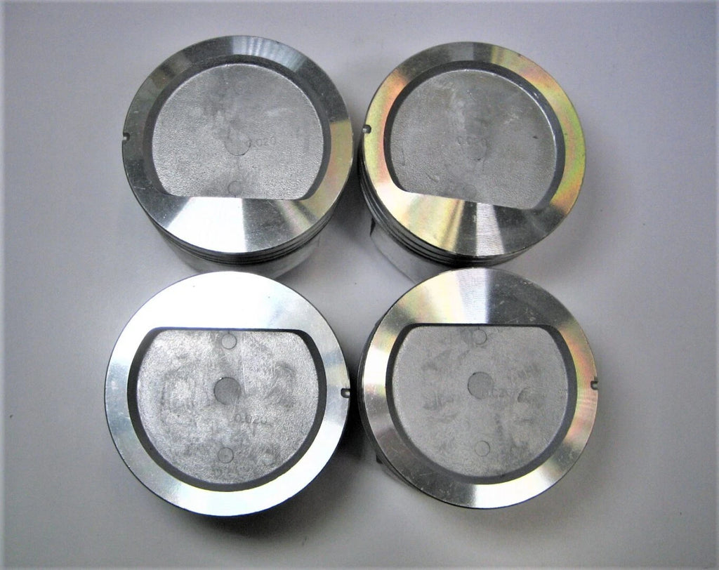 Set of 4 Sealed Power 650P20 .020" Pistons for Chevrolet Marine Sterndrives (N/A)