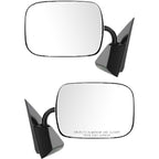 Set of 2 Manual Chrome Mirrors for Chevrolet K1500 K2500 (1988–1998)