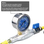 Nitrogen Regulator Fill Tool for Shock Absorbers (Alum, No-Loss Chuck, Gauge)