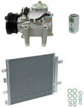 A/C Compressor Kit With Condenser for Jaguar S-Type 3.0L V6 (2006–2008)