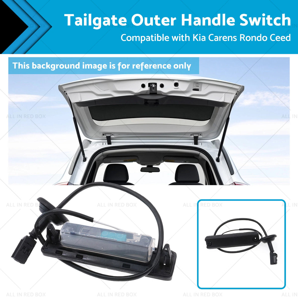 Tailgate Outer Handle Switch for Kia Carens Rondo Ceed (2006–2019) 812601D000
