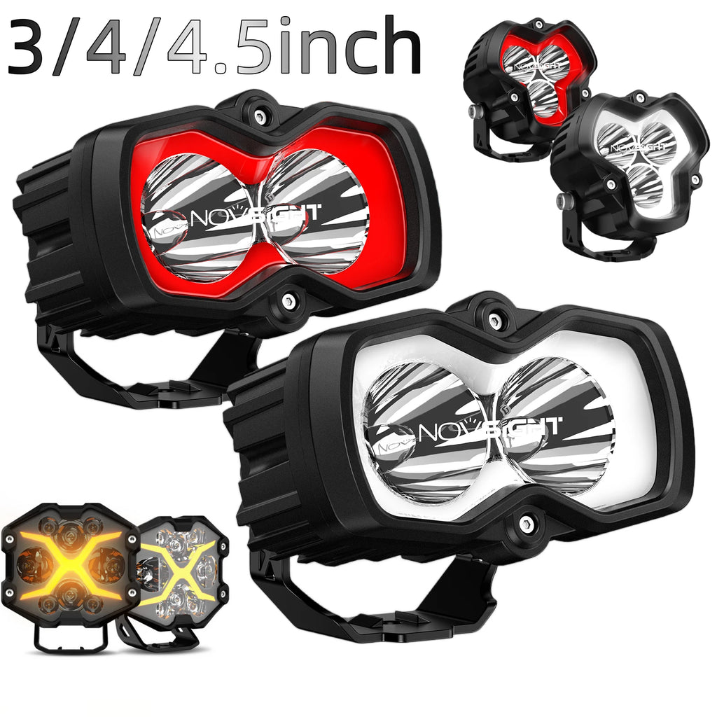 LED Pod Work Lights for Jeep Truck (3"/4"/4.5")
