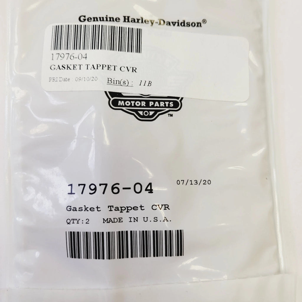 2X Gasket Tappet Cover for Harley-Davidson (17976-04)