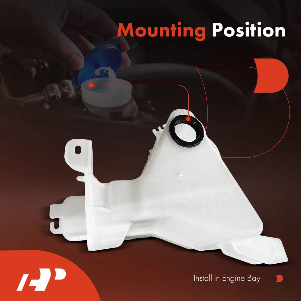 Washer Reservoir with Pump, Cap & Sensor for Subaru Crosstrek (2018–2023)