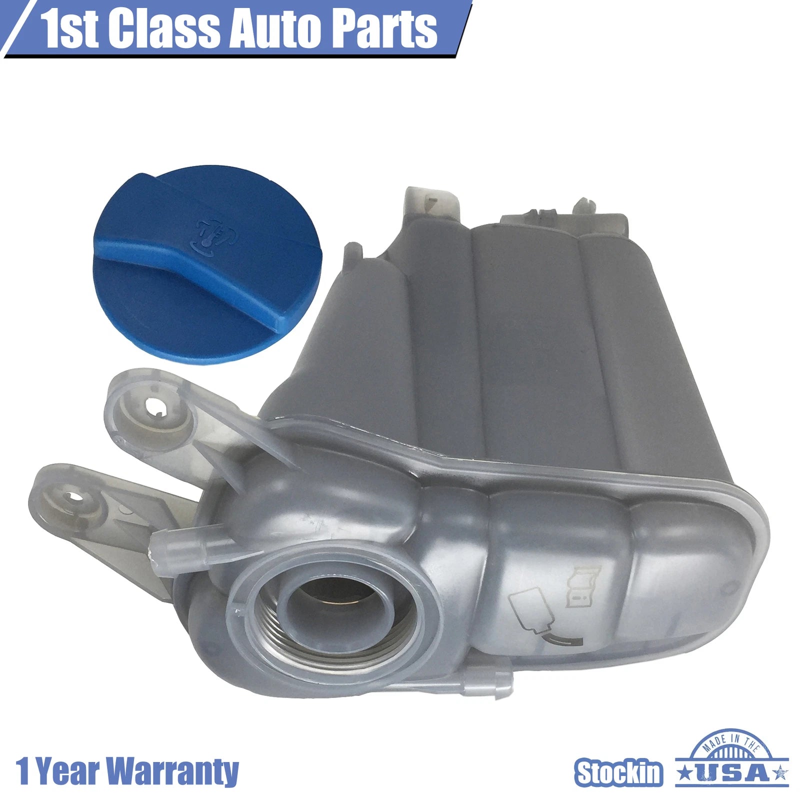 Engine Coolant Expansion Tank with Cap for Audi A4 A5 Q5 (2009-2016)