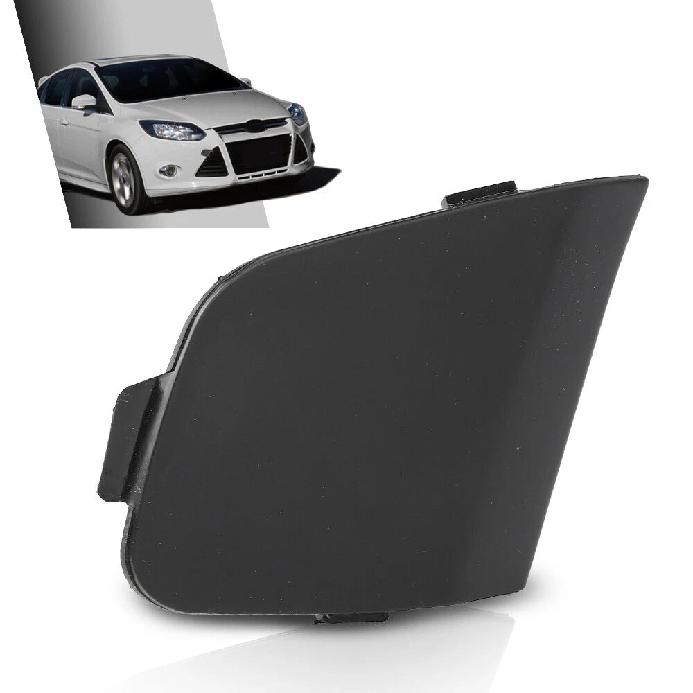 Tow Eye Hook Cover Cap for Ford Focus (2012–2014) Black