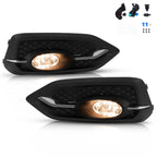 Set of 2 Bumper Driving Fog Lights w/Bulbs for Honda Civic Coupe (2014–2015)