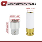 Set of 2 Wheel Lock Lug Nuts with 17 Teeth Anti-theft Key for Porsche Cayenne