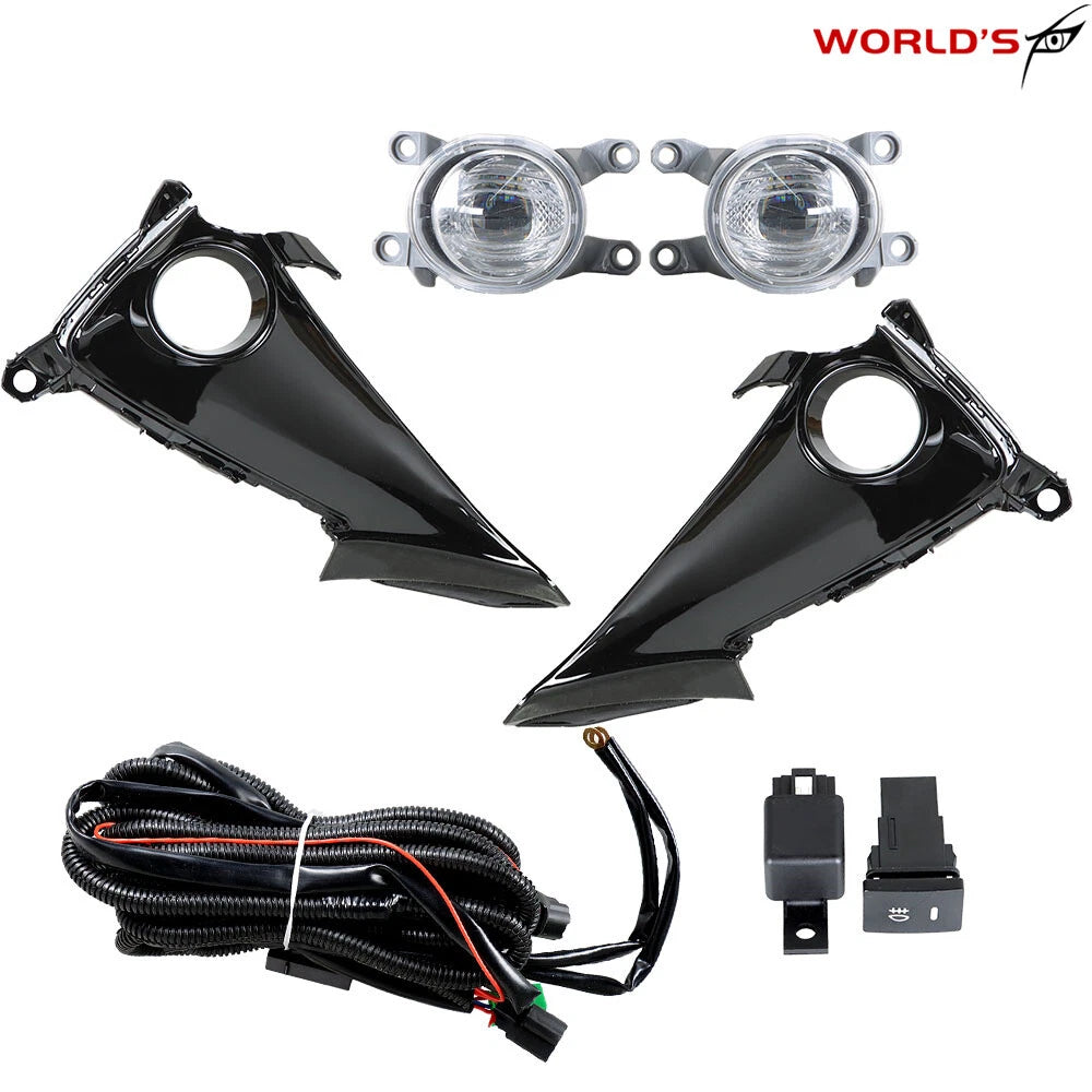 Clear LED Fog Lights for Toyota Corolla Hatchback (2019–2021)