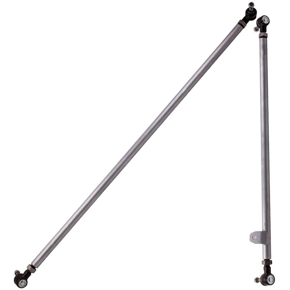 Pair Front Drag Link & Track Tie Rod Bar for Land Rover Discovery (1999–2004)
