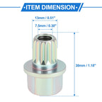 31/15PT Wheel Lock Lug Nut for BMW (Anti Theft Removal Key Socket Adapter)