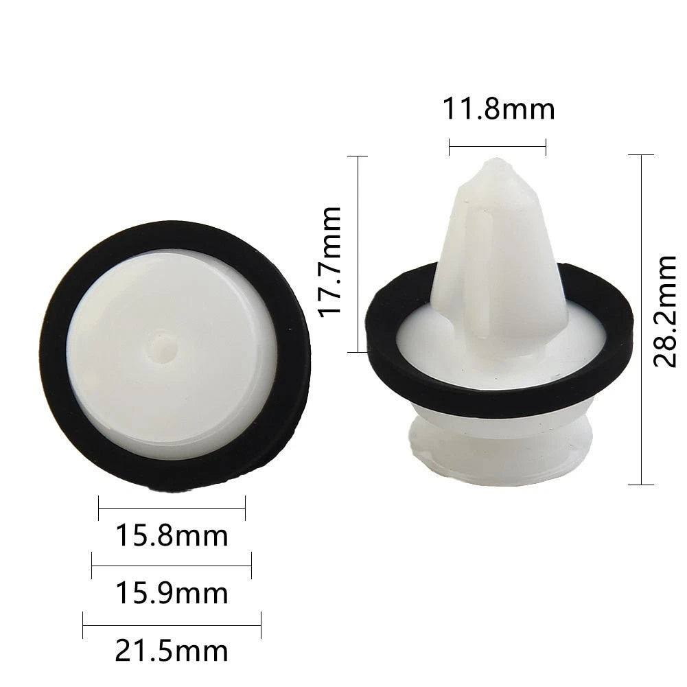20pcs Door Side Trim Panel Clips with Sealer Retainers for Ford W713297-S300