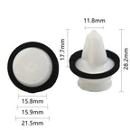 20pcs Door Side Trim Panel Clips with Sealer Retainers for Ford W713297-S300