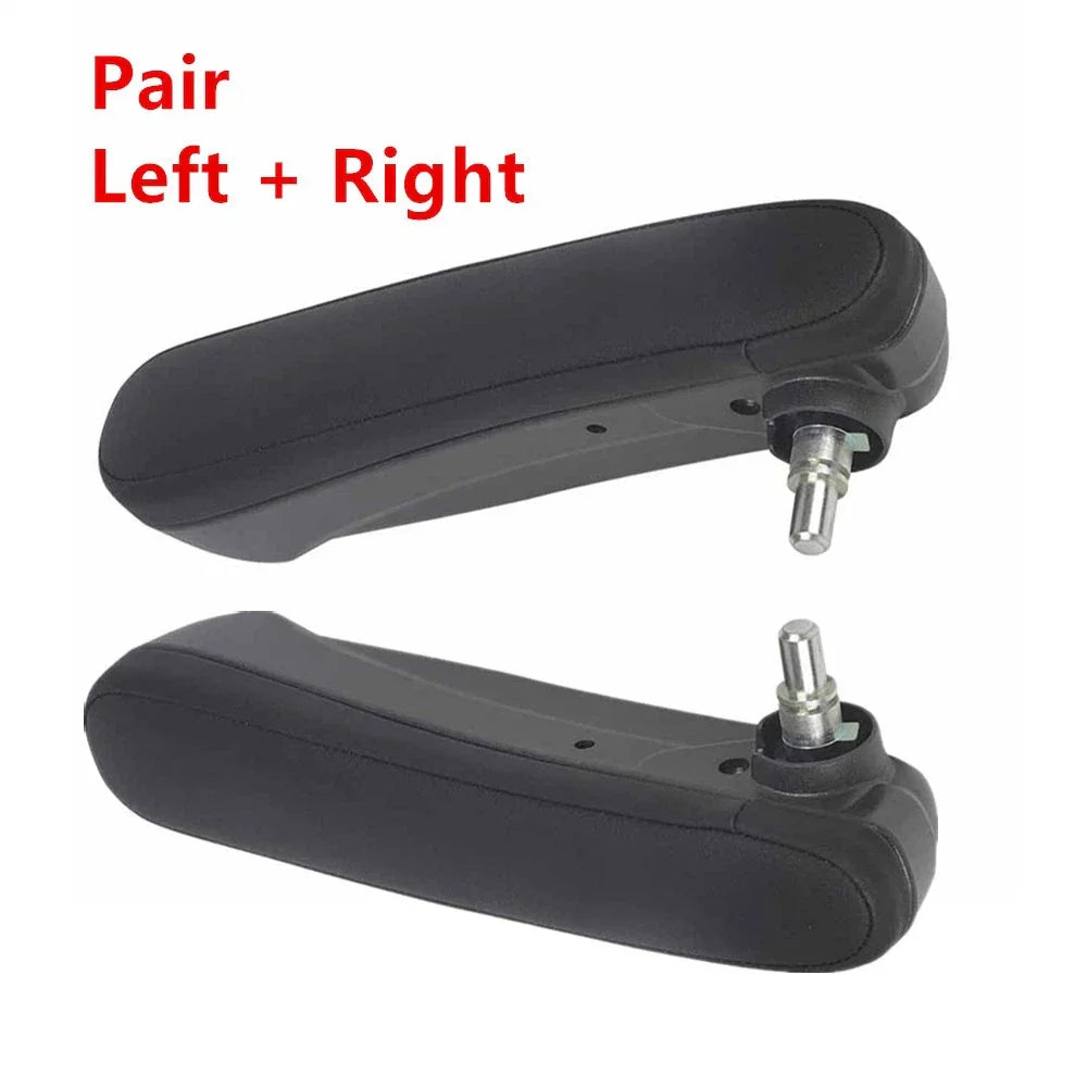Front Seat Armrest Set  Black for Fiat 500 (2016-2019)