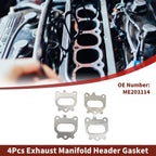 Set of 4 Exhaust Manifold Header Gaskets for Mitsubishi Pajero (1999–2006) No.ME203114
