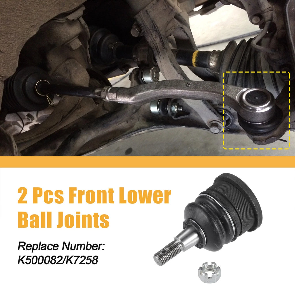 Set of 4 Front Sway Bar Links & Lower Ball Joints No.K500082 for Dodge Grand Caravan 